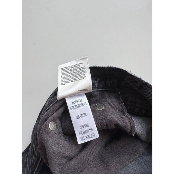 AGOLDE Criss Cross Savage Vintage Black High Rise Loose Boyfriend Jeans, Size 27 - Picture 13 of 14